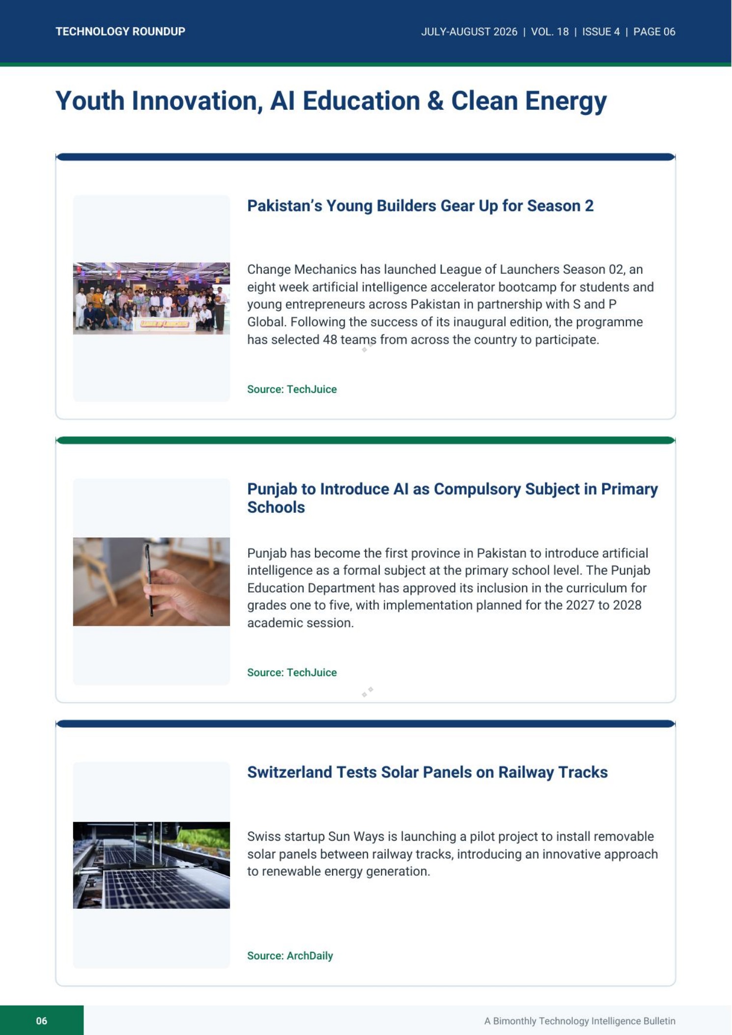 Technology Roundup page 6