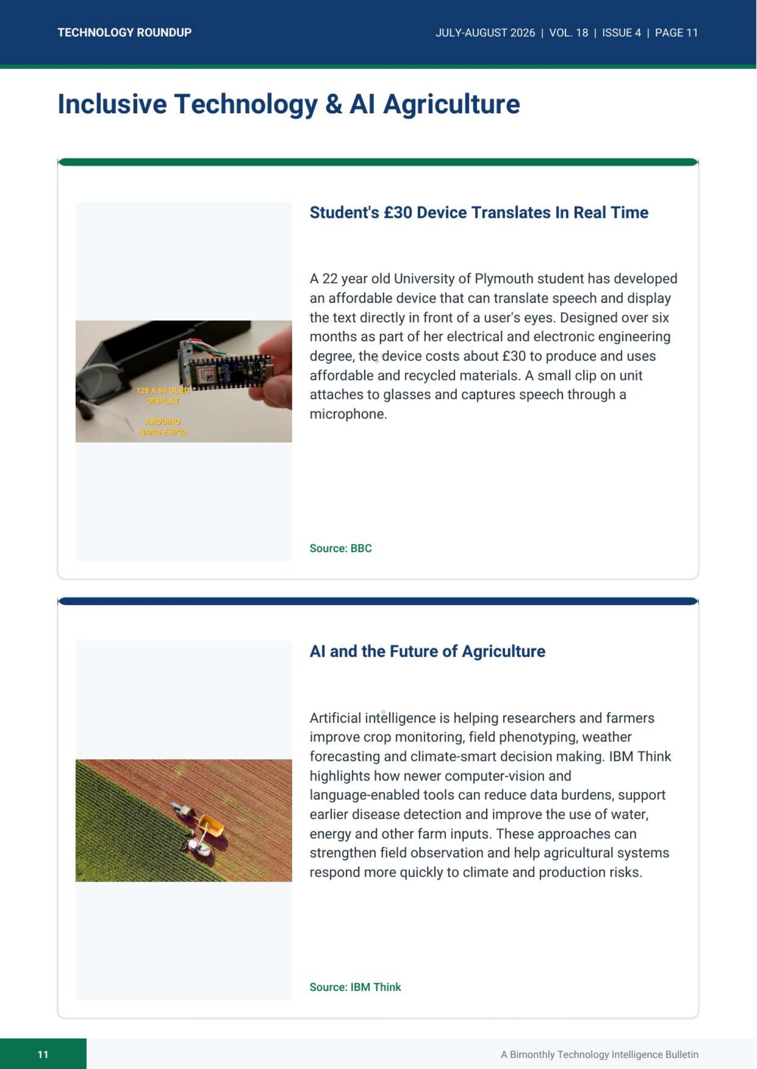 Technology Roundup page 11