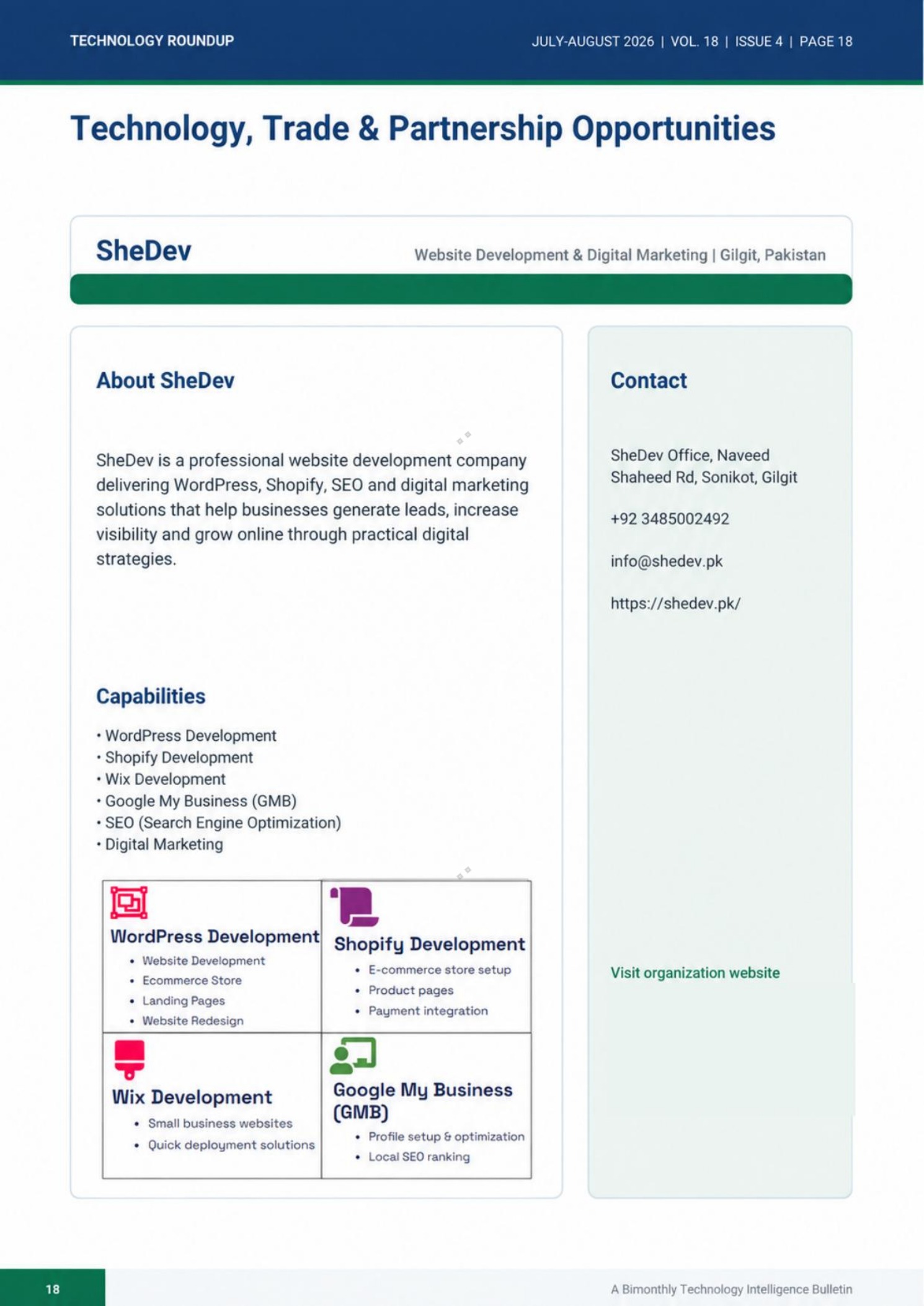 Technology Roundup page 18