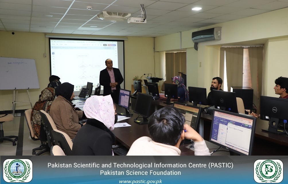 3rd Batch of Training on “Scientific Writing with LaTeX” Concludes Successfully at PASTIC National Center, Islamabad.