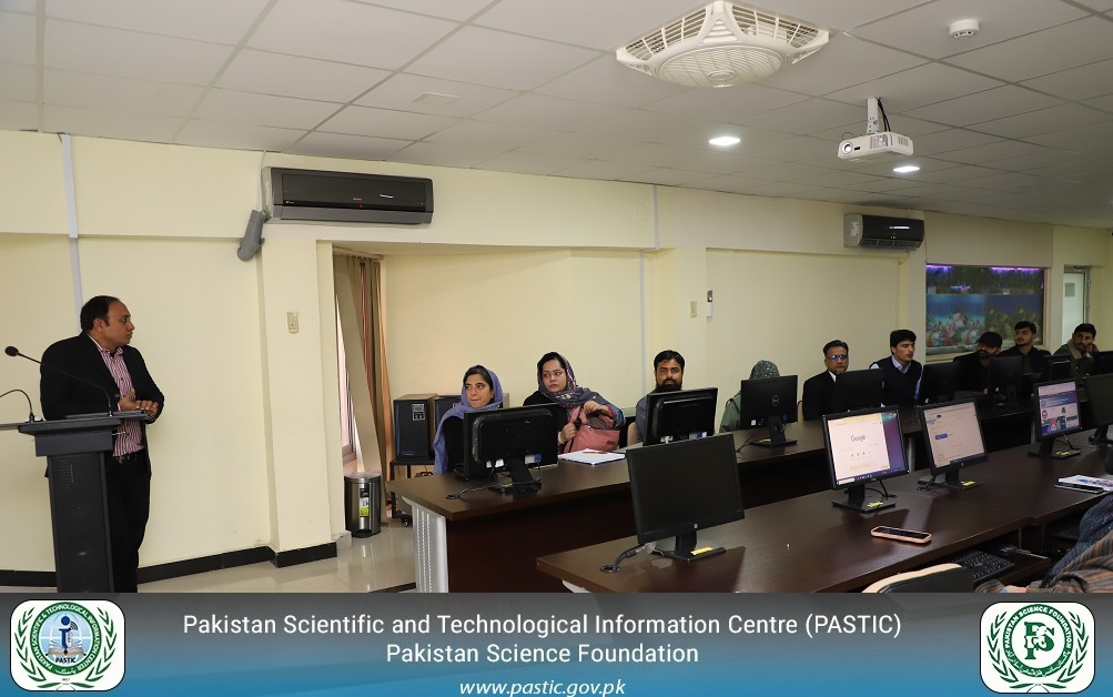 3rd Batch of Training on “Scientific Writing with LaTeX” Concludes Successfully at PASTIC National Center, Islamabad.
