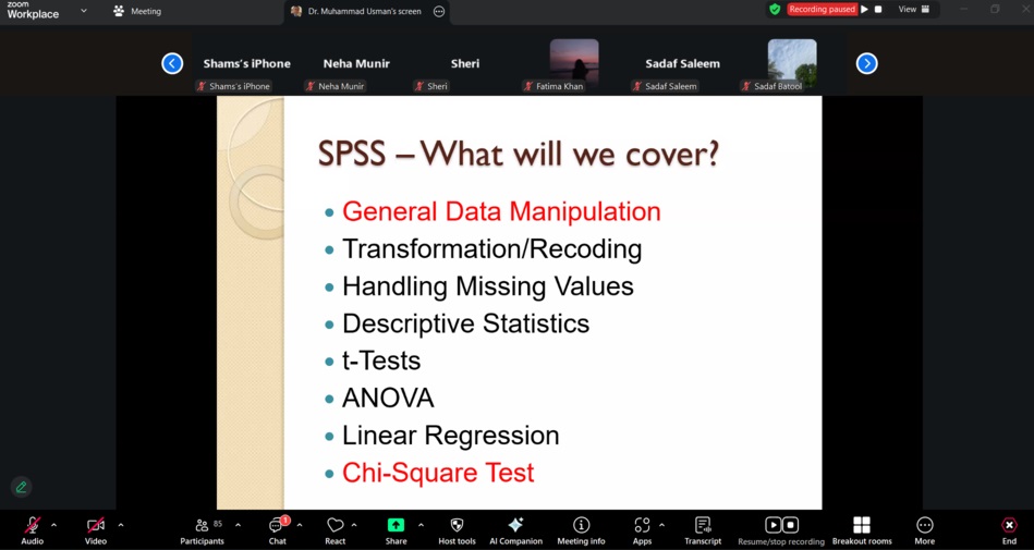 Data Analytics using SPSS