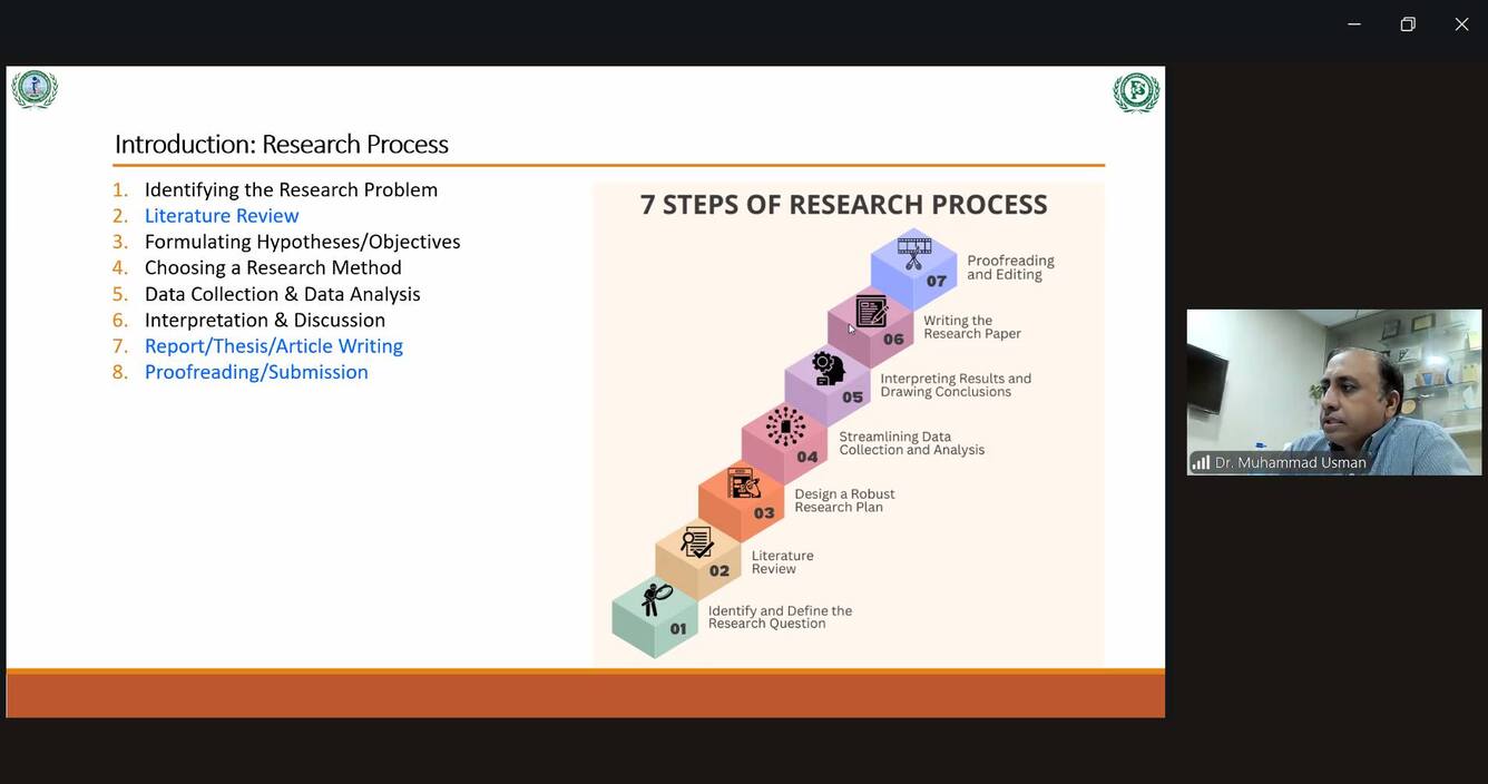 Two-Day Training Workshop on “Research Tools & Techniques Using SPSS”
