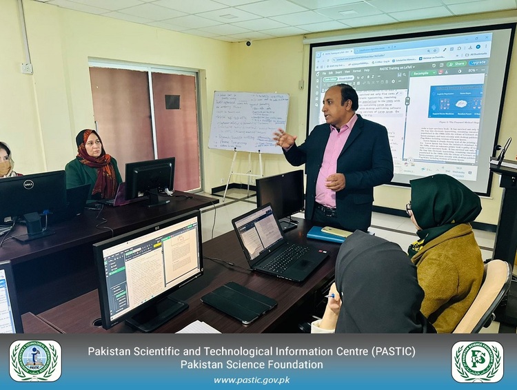 PASTIC Successfully Concludes Two-Day LaTeX Training Workshop at PASTIC National Centre, QAU Campus, Islamabad.