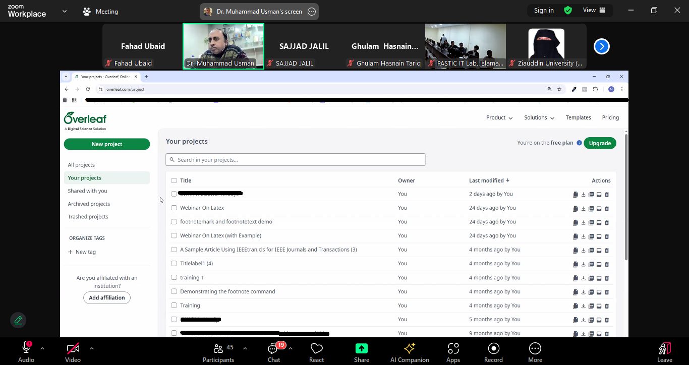 PASTIC AND QAU HOLD SEMINAR TO PROMOTE “RESEARCH CULTURE AMONG UNDERGRADUATE STUDENTS”