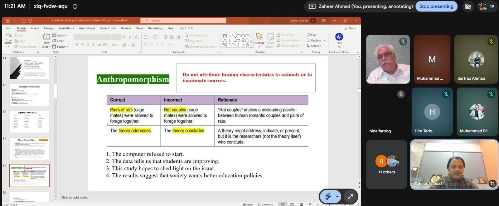 Academic Writing Excellence: Understanding and Using APA Guidelines.