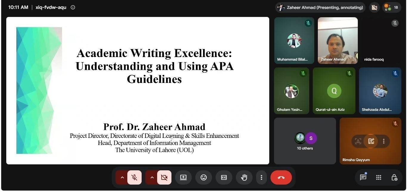 Academic Writing Excellence: Understanding and Using APA Guidelines.