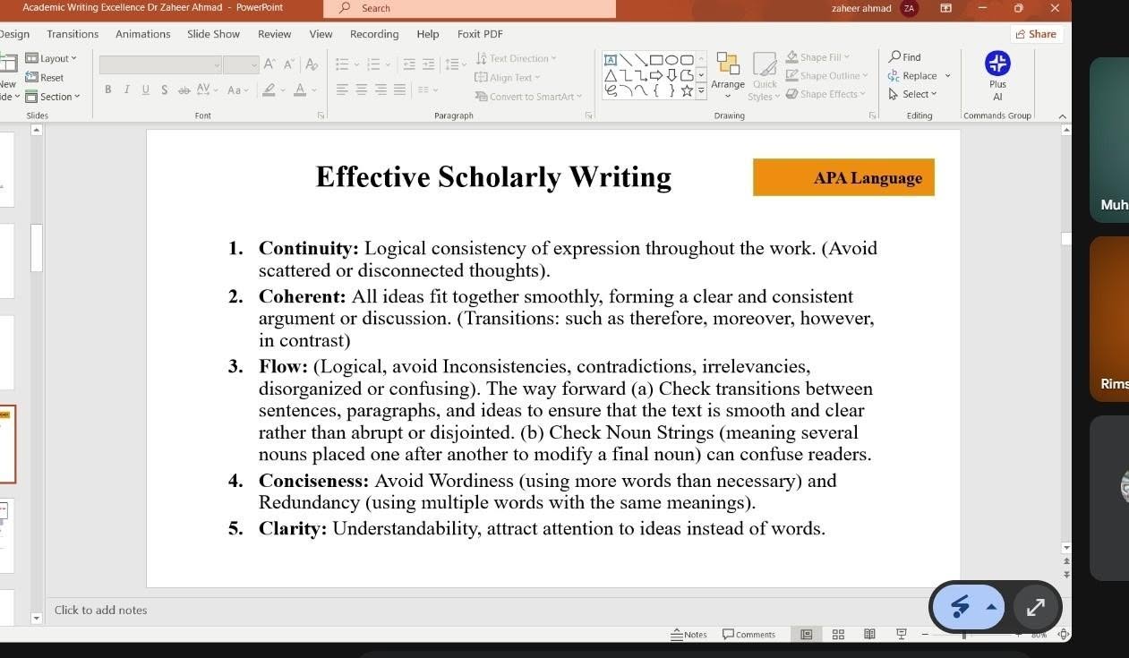 Academic Writing Excellence: Understanding and Using APA Guidelines.