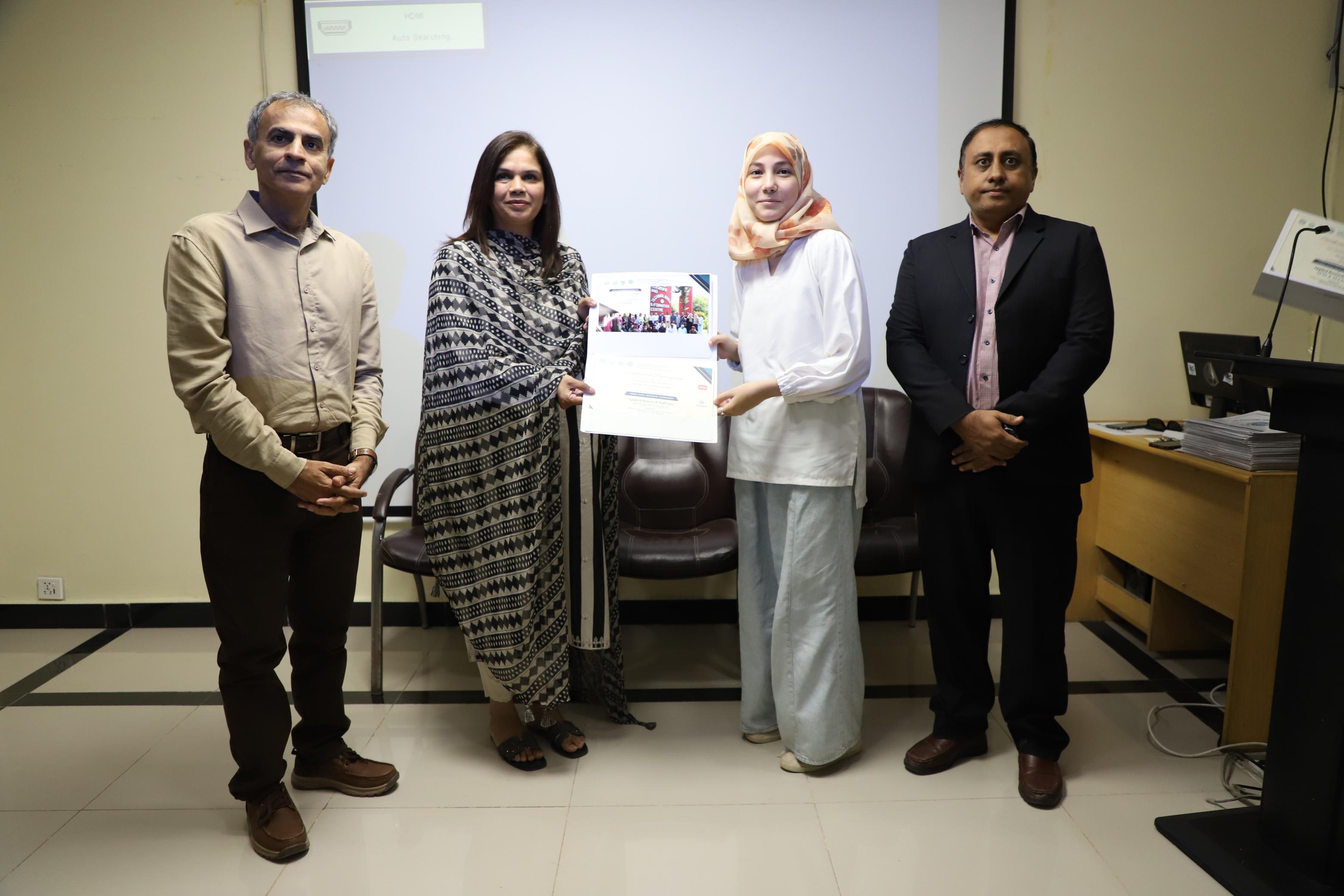 PASTIC National Centre Conducts Three-Day Training Programme on Research Tools for Dept. of Anthropology, QAU Students
